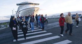 Круизное судно Viking Sky доставило в Таллинн около 900 круизных туристов