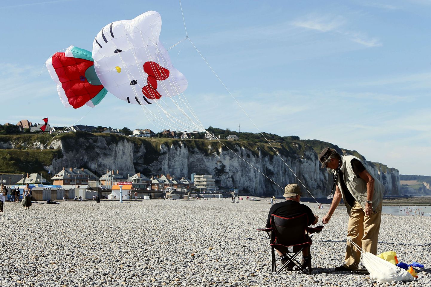 Hello Kitty Põhja-Prantsusmaal Dieppe'is.