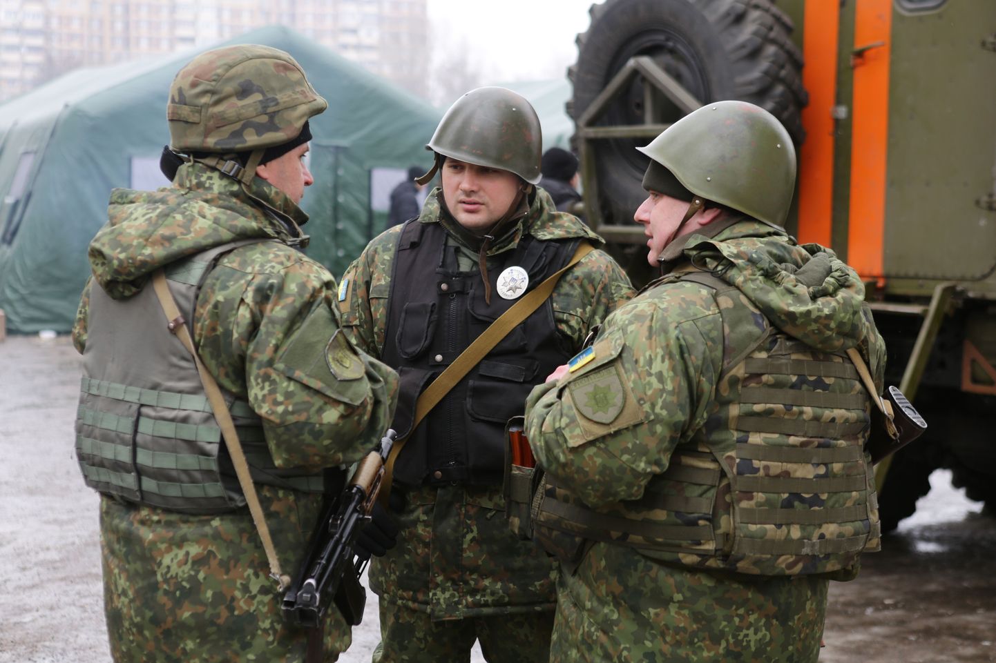Украинские солдаты. Иллюстративное фото.