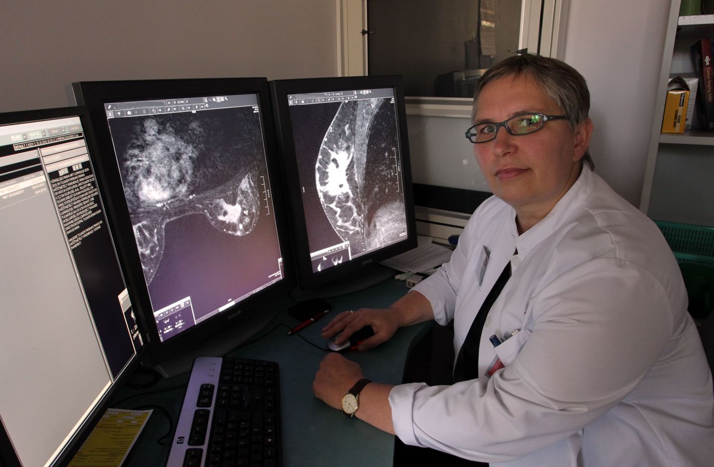 Pildil on Põhja-Eesti Regionaalhaigla radioloogiakeskuse juhataja radioloog Maret Talk.