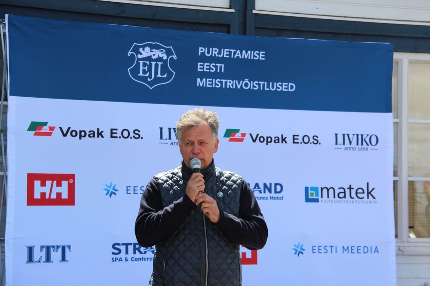 Eesti Jahtklubide Liidu president Egon Elstein