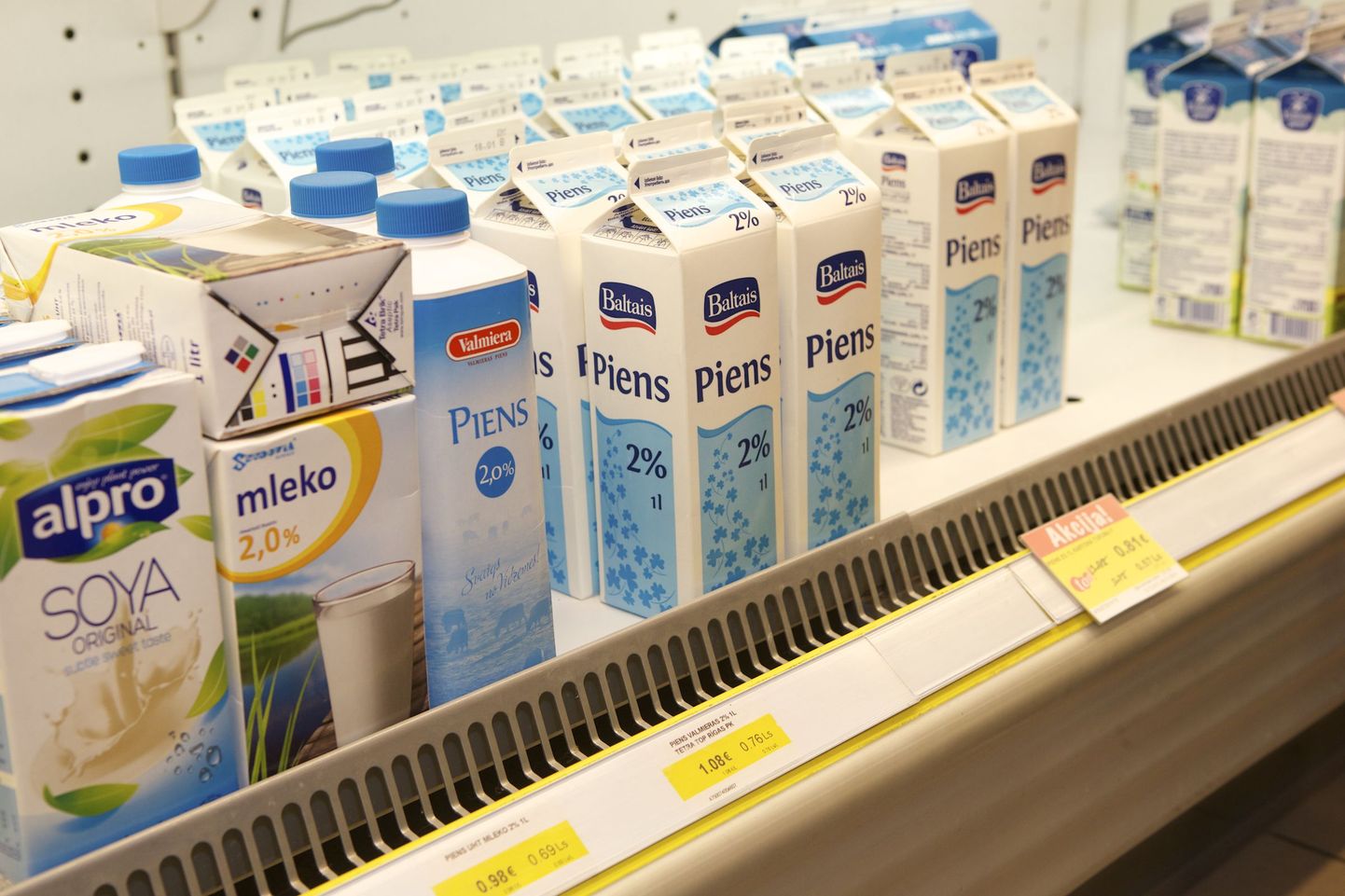 Piimalett Läti kaupluses