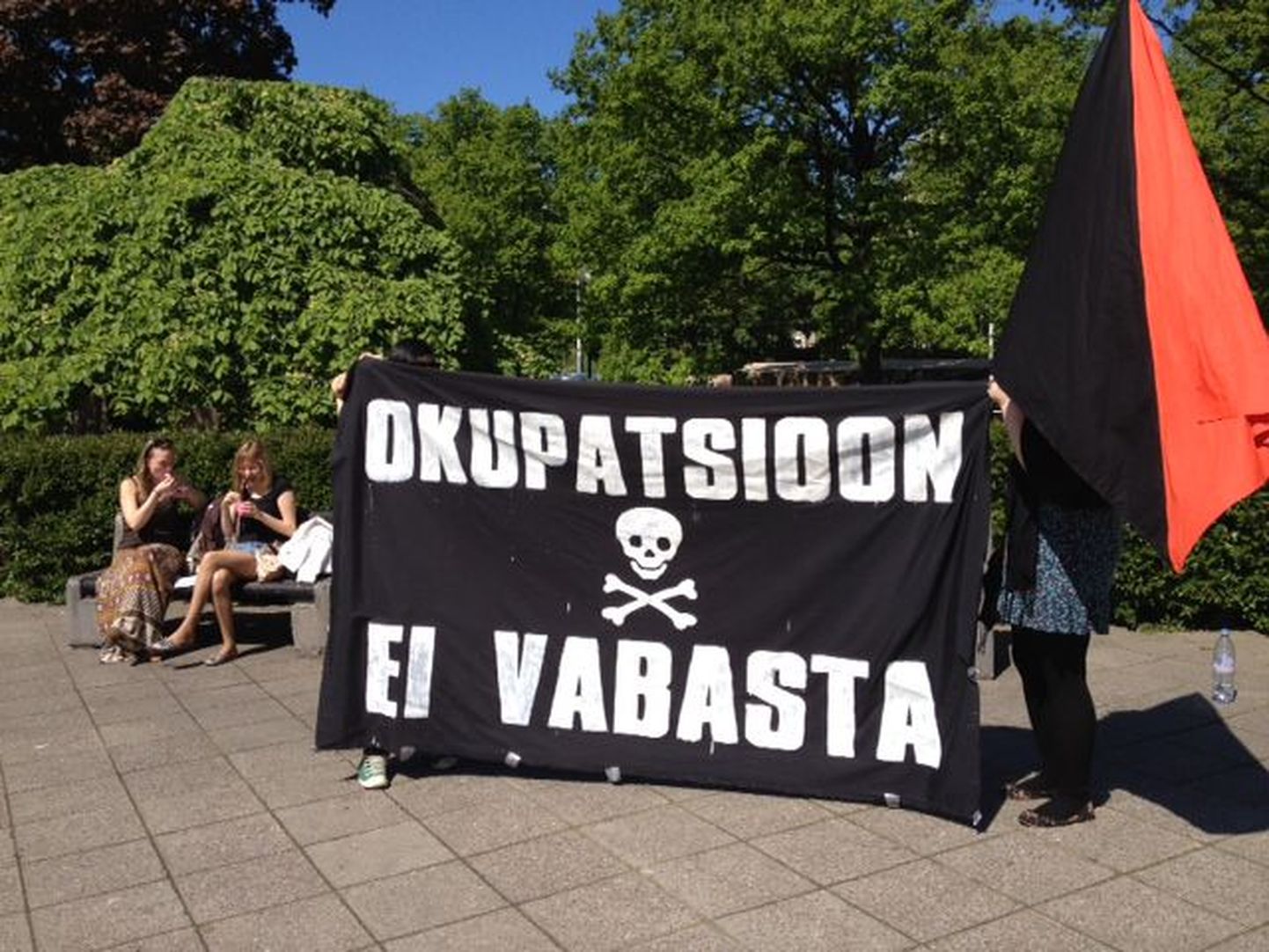 Антинатовский митинг анархистов в Таллинне