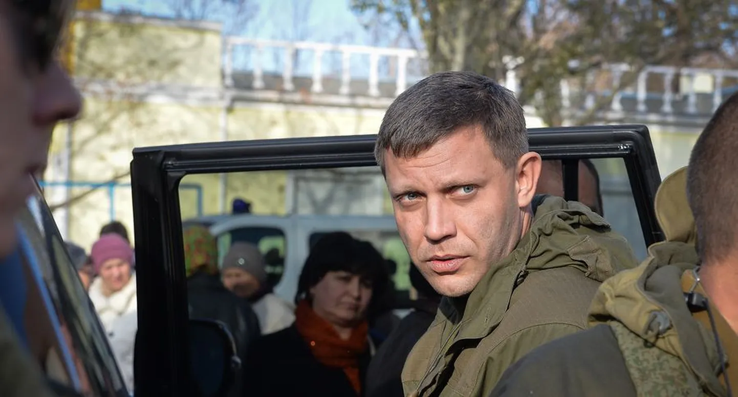 Глава самопровозглашенной Донецкой Народной Республики Александр Захарченко.