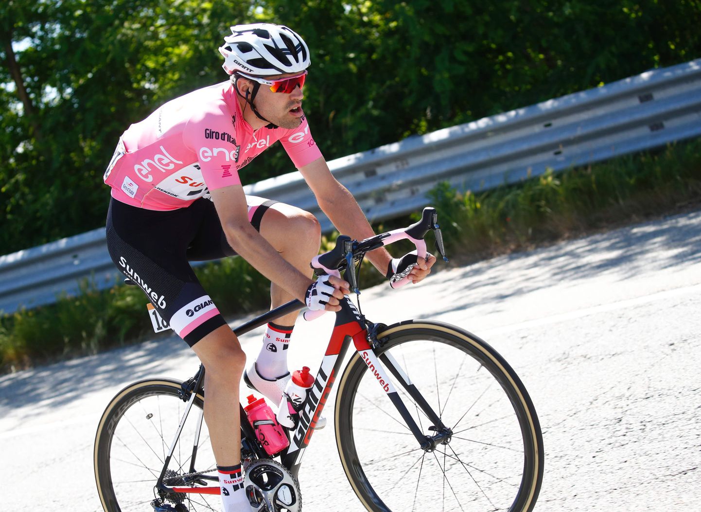 Itaalia velotuuri 14. etapi võtija Tom Dumoulin.