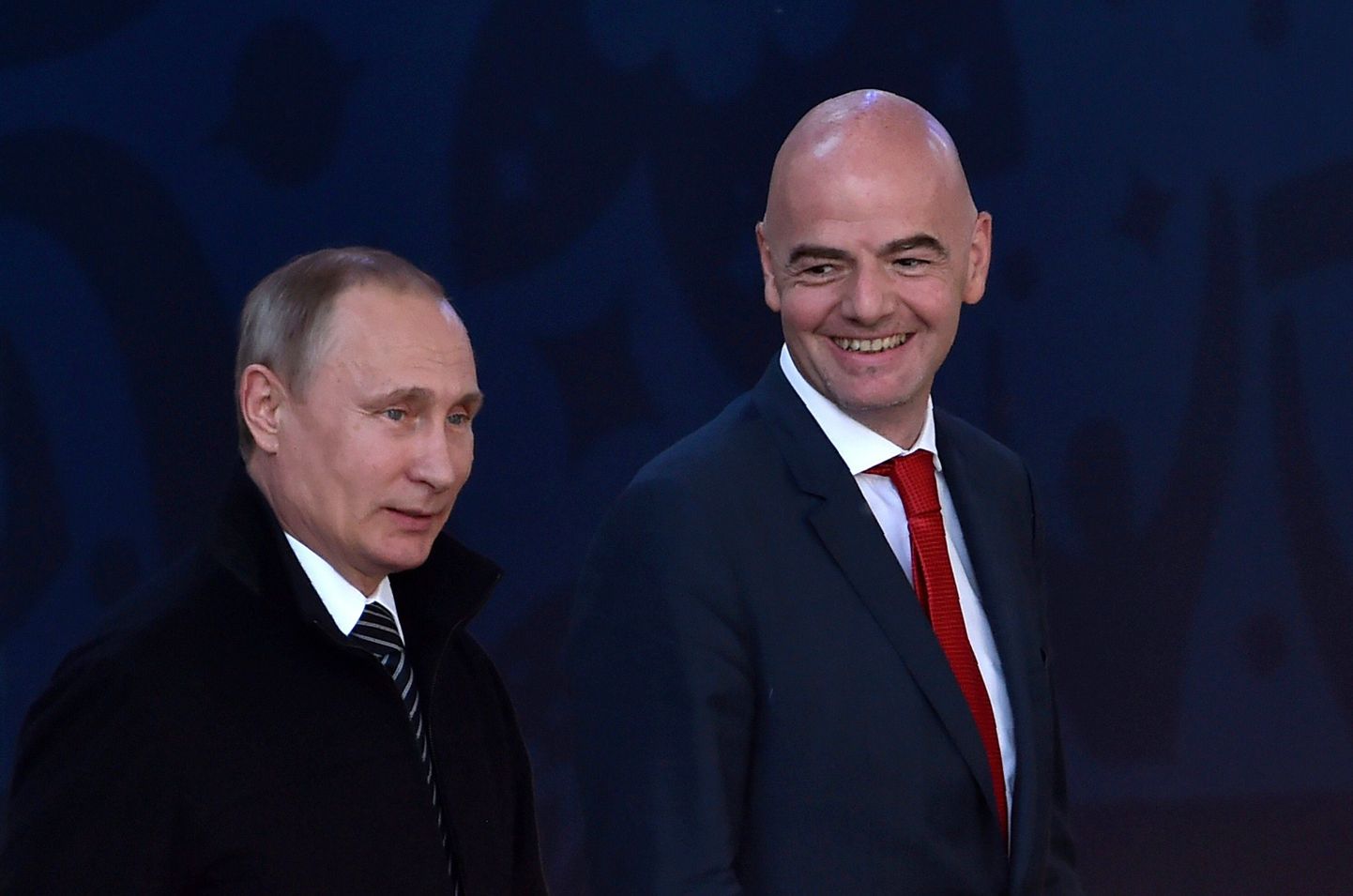 Vladimir Putin ja Gianni Infantino