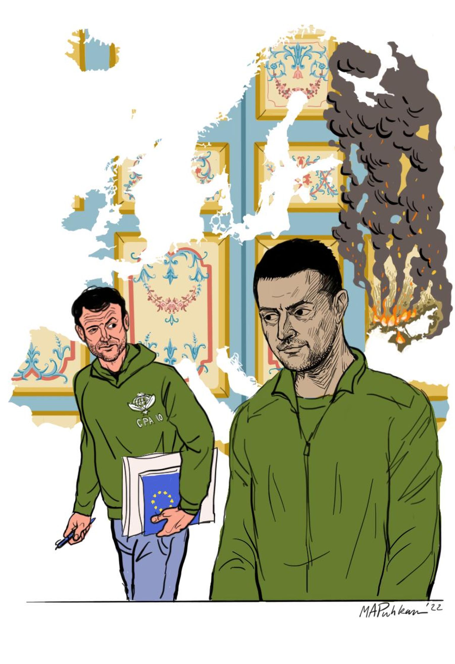 Karikatuur.
