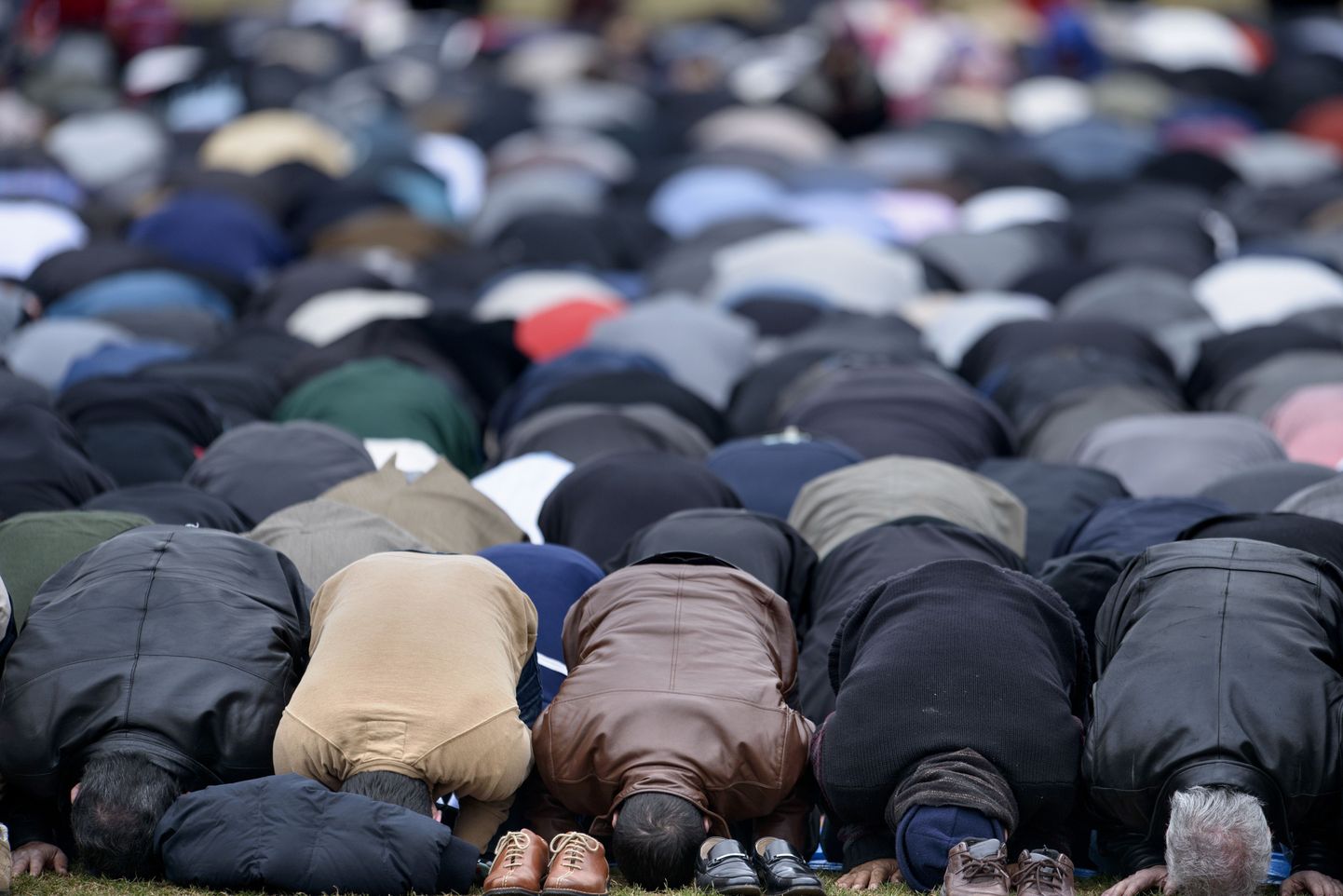 Moslemid palvetamas.
