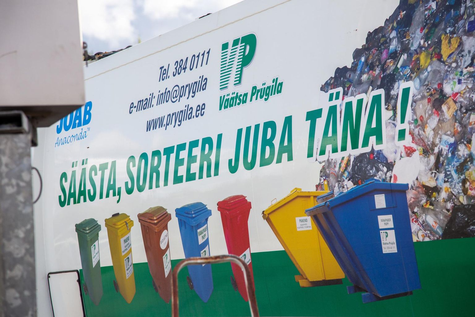 Kui jäätmeid korralikult sorteerida, jääb segaolmeprügi järjest vähemaks.