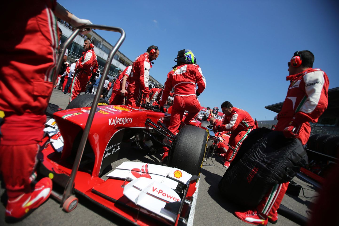 Ferrari meeskond.