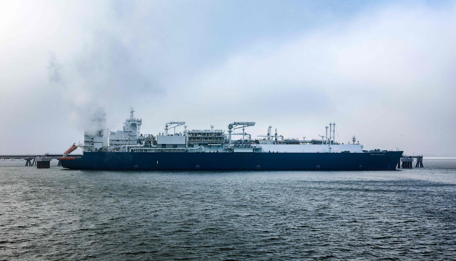 Ujuv LNG terminal Wilhelmshavenis.