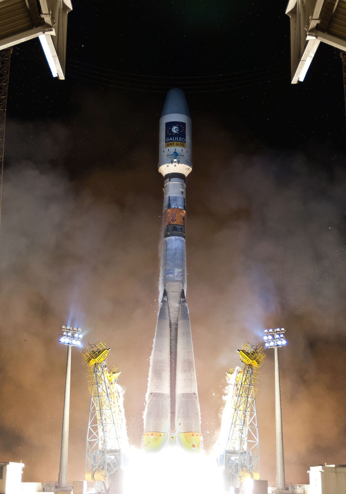Sojuz Prantsuse Guajaanast startimas.