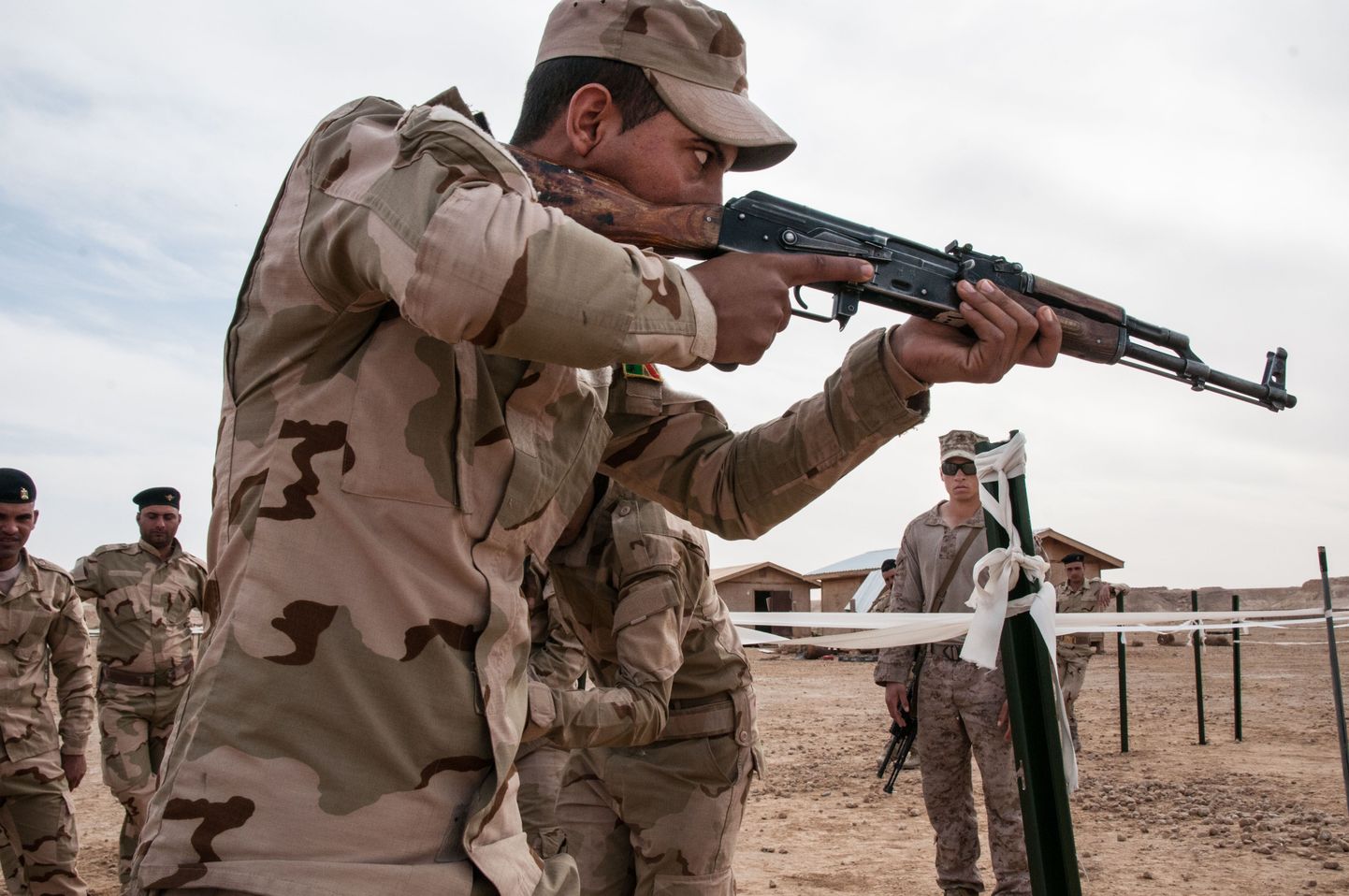 Iraagi armee treeningul.