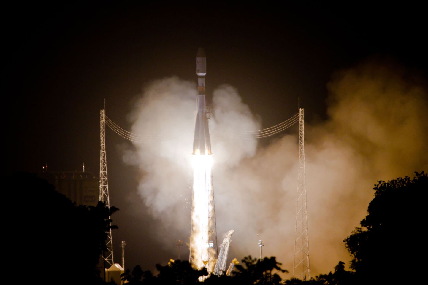 Sojuzi start Kourou kosmodroomilt Prantsuse Guajaanas.