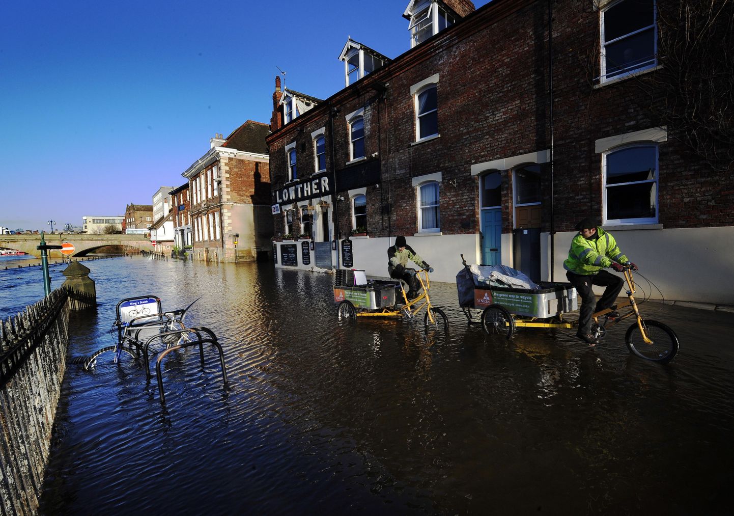 Üleujutused Põhja-Inglismaal.