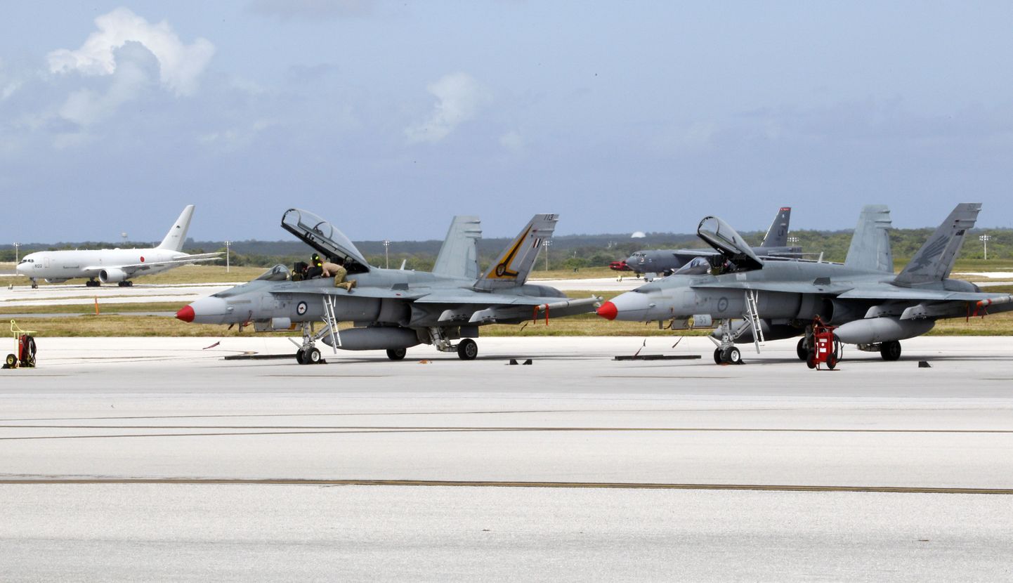 Austraalia hävitajad valmistuvad käesoleva aasta veebruaris Guamis Anderseni õhujõudude baasis treeniguteks.