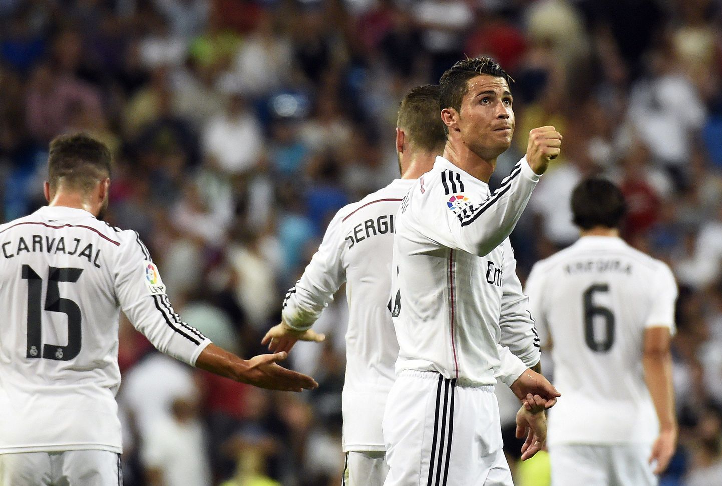 Cristiano Ronaldo sai avamängus kirja oma selle hooaja esimese liigavärava.