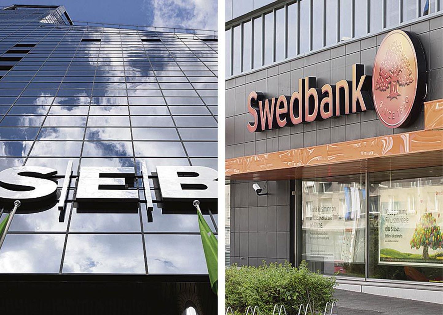 Swedbank tõstis eile hindu, osaliselt läheb novembris sama teed SEB.