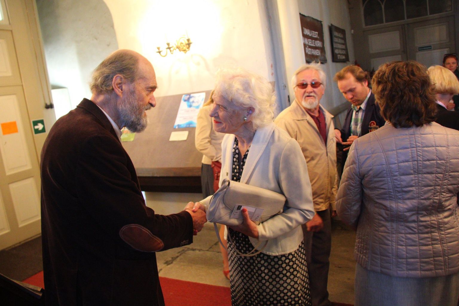 Rakvere Kolmainu kirikus toimunud Nargenfestivali Pärdi päevade kontserdil oli kohal ka maailmakuulus helilooja Arvo Pärt.