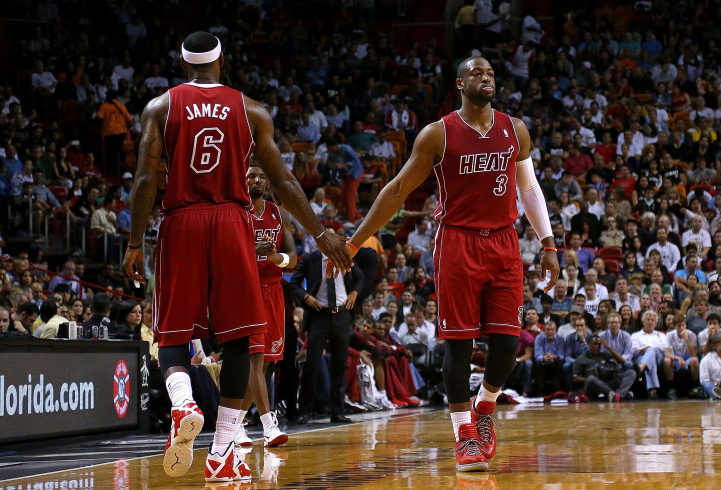 LeBron James ja Dwyane Wade  Miami Heati aegadel.