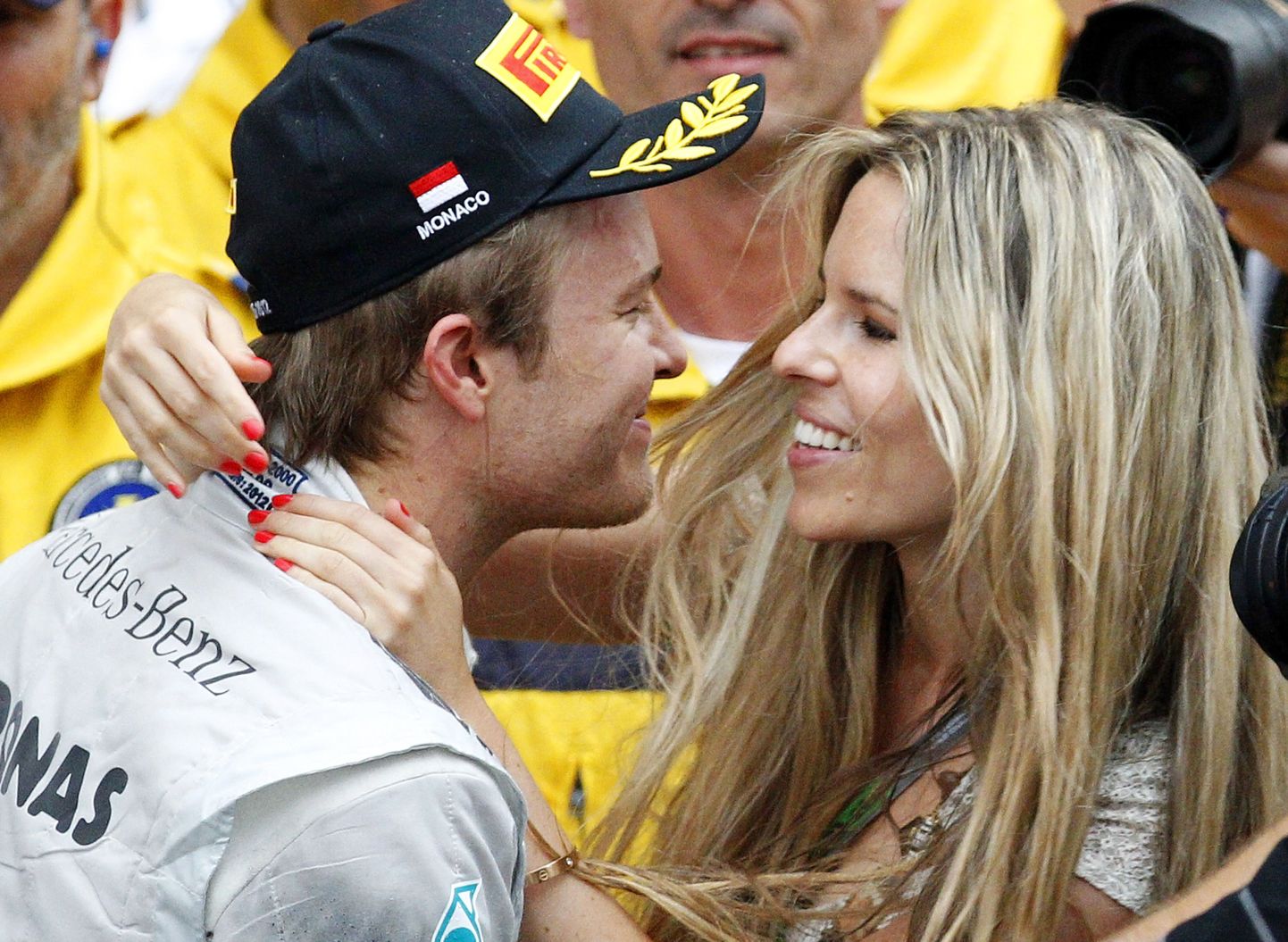 Nico Rosberg ja tema naine Vivian.