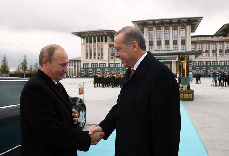 Vene president Vladimir Putin ja Türgi riigipea Recep Tayyip Erdoğan 2014. aasta detsembris. 