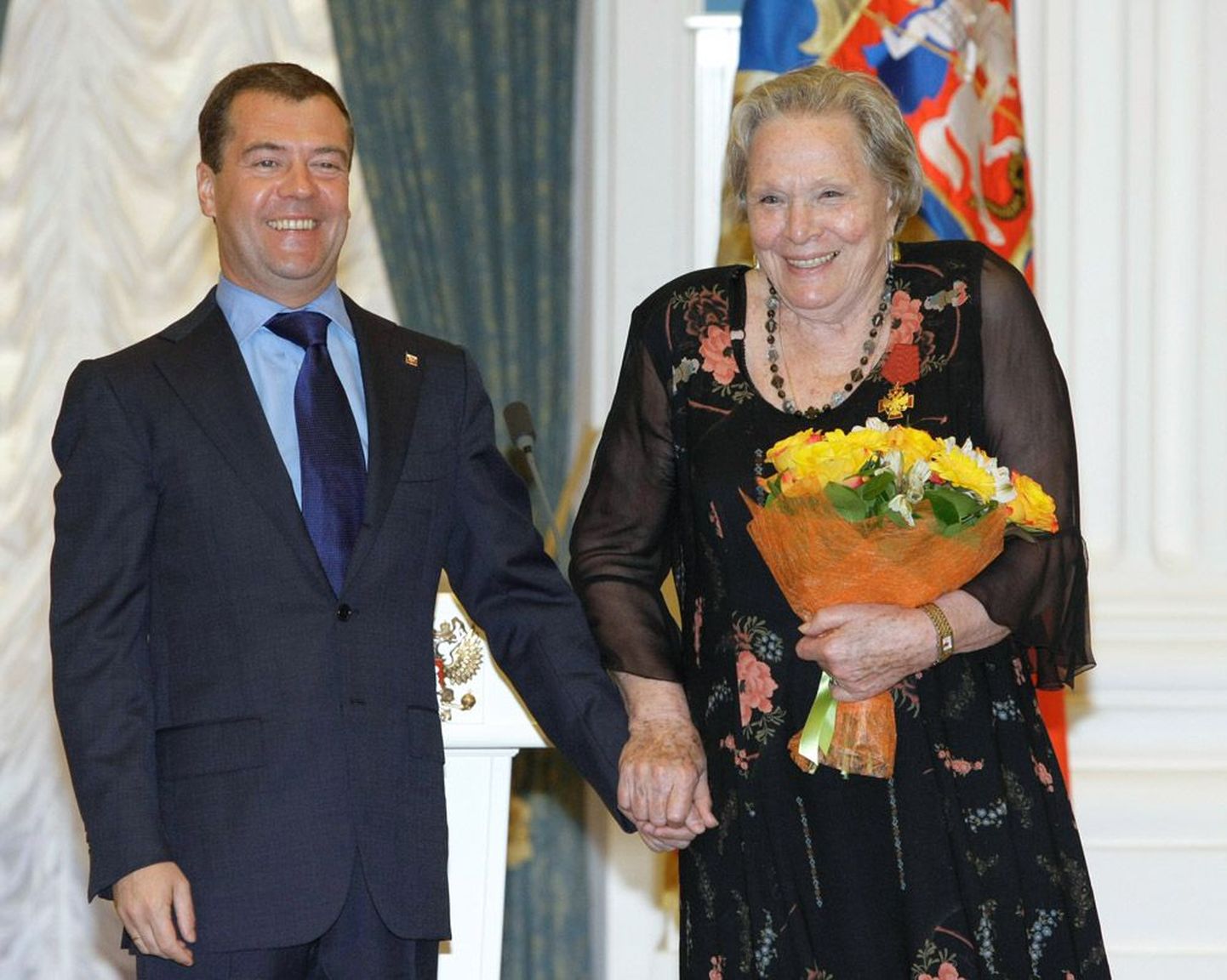 Орден «За заслуги перед Отечеством» IV степени присвоен актрисе театра и кино Римме Марковой, отметившей в марте этого года 85-летие.