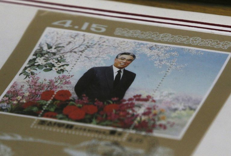Põhja-Korea postmark Kim Il-sungist / Scanpix