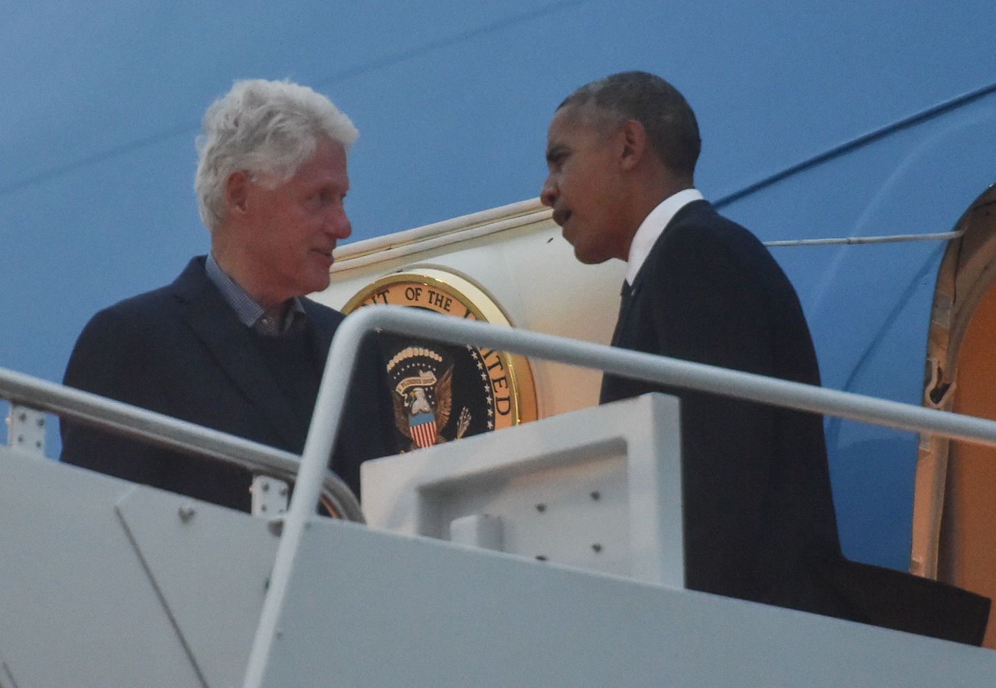 Bill Clinton ja Barack Obama.