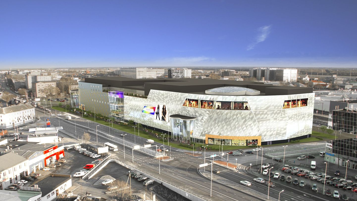 Торговый центр T1, который должен открыться в Таллинне на Петербургском шоссе.
