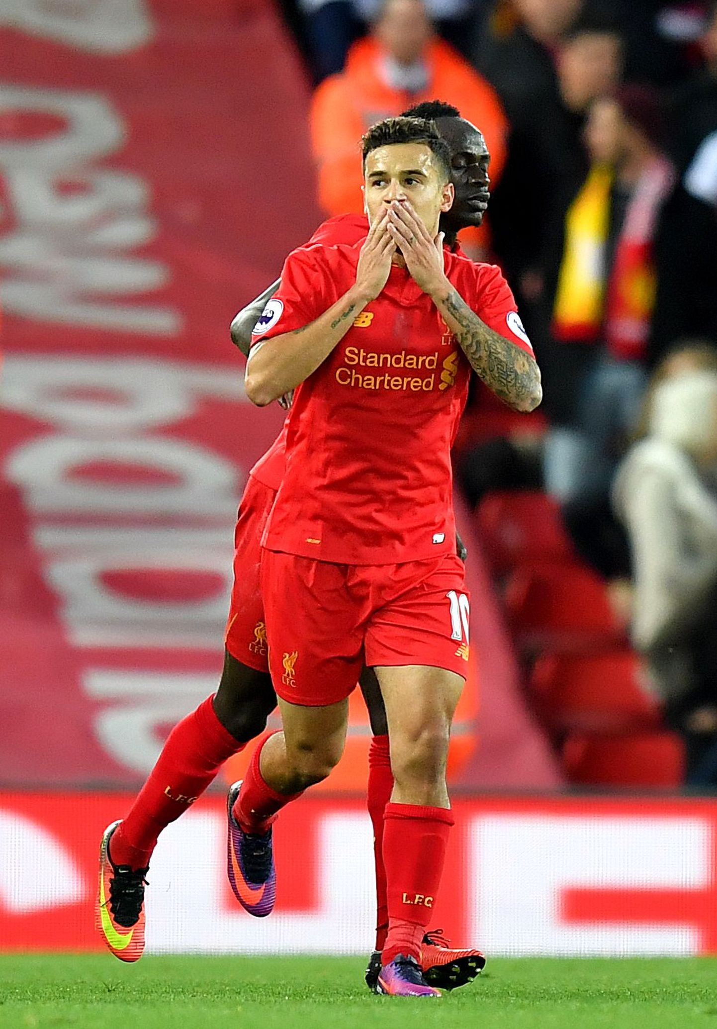 Philippe Coutinho lõi täna Liverpooli teise värava.