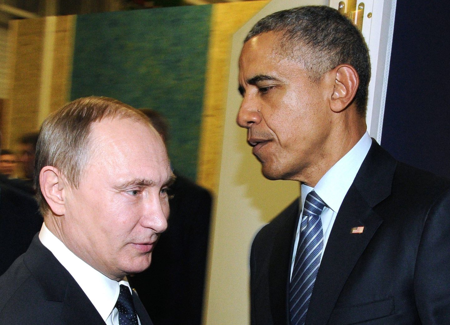 Vladimir Putin ja Barack Obama.