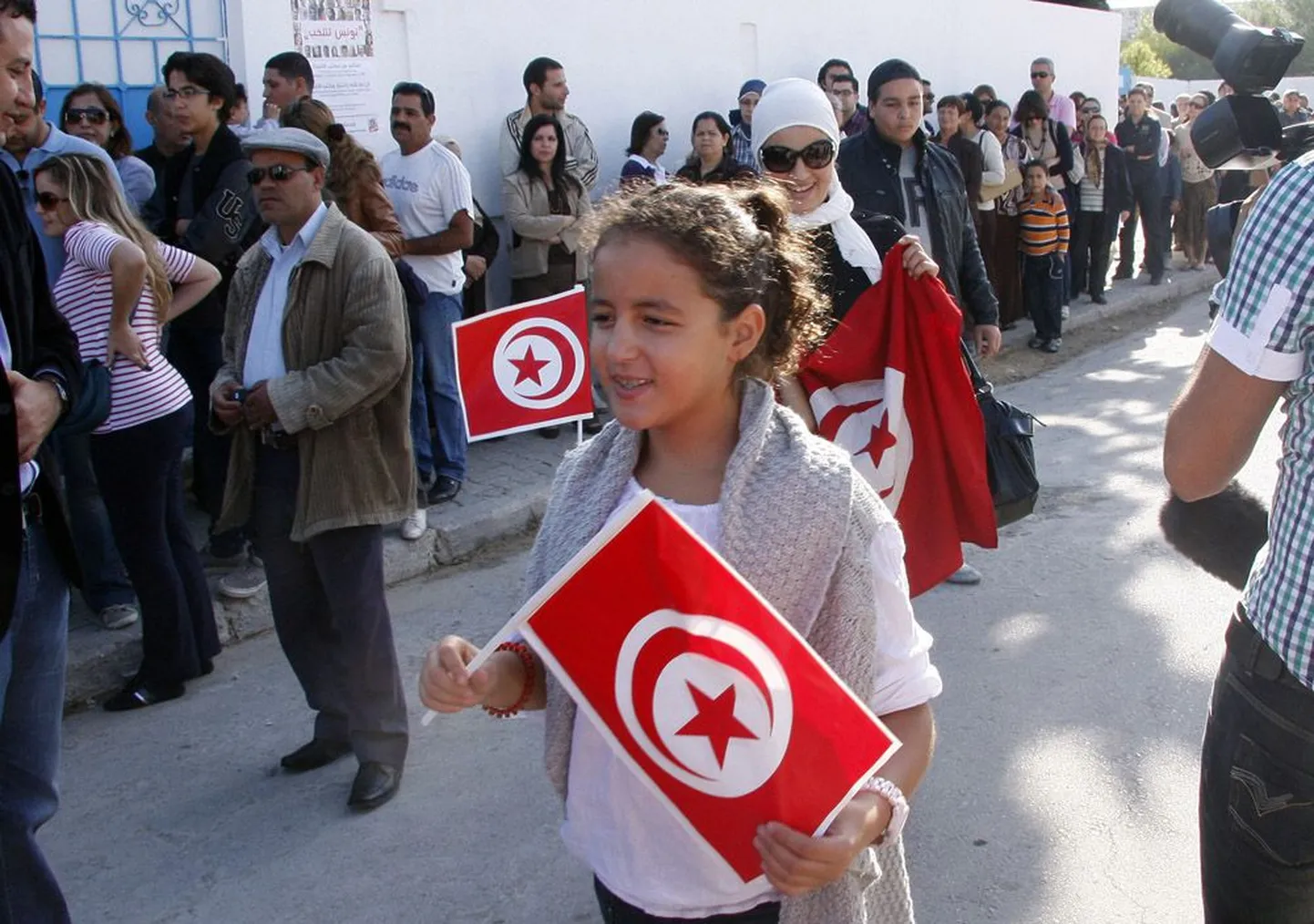 Жители Туниса.