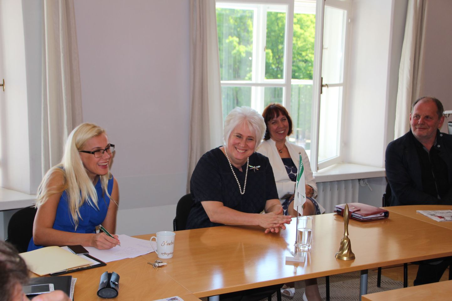 Keskerakonna fraktsiooni kohtumine presidendikandidaat Marina Kaljurannaga
