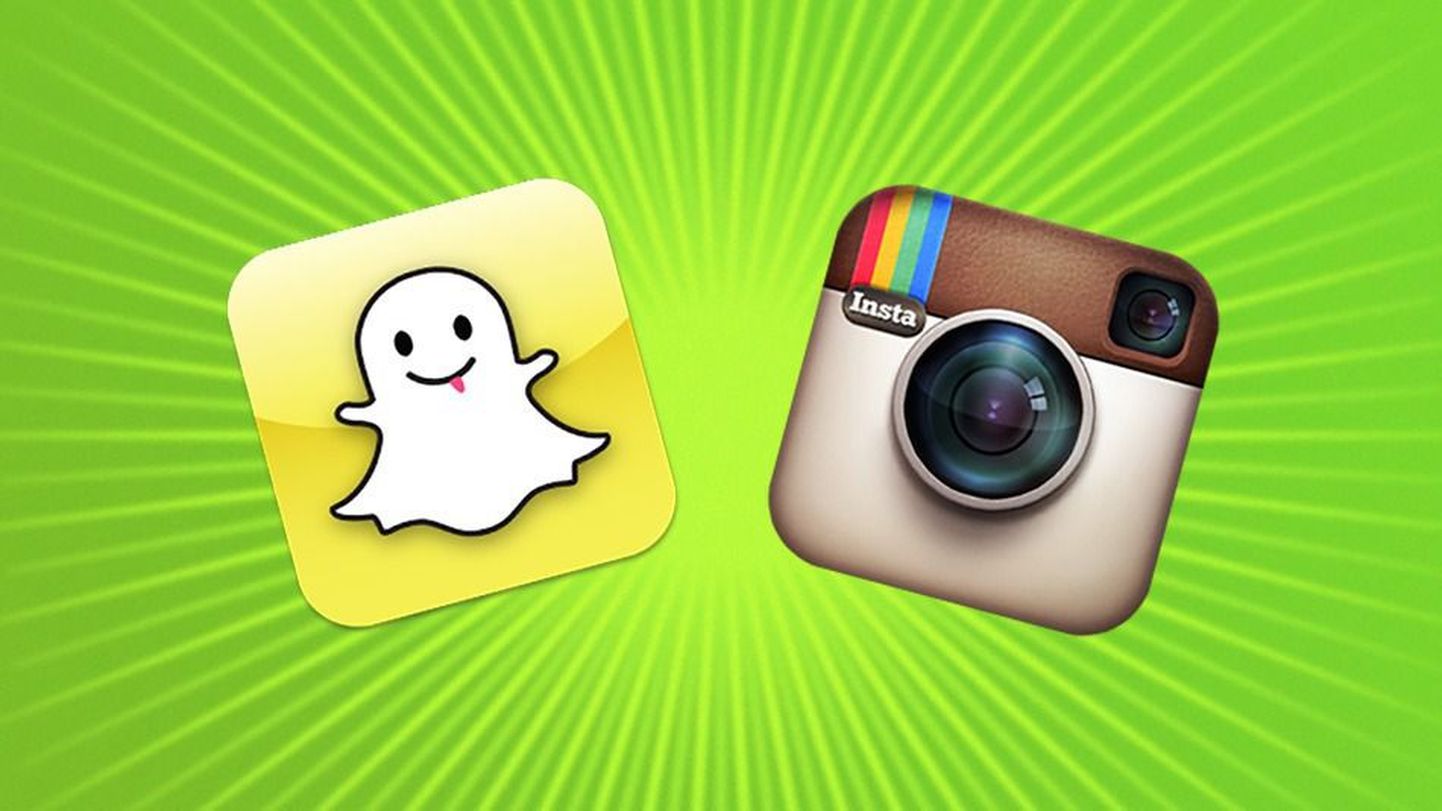 Snapchat ja Instagram pakuvad nüüdsest mõlemad hetkes elamise lugude jutustamise võimalust.