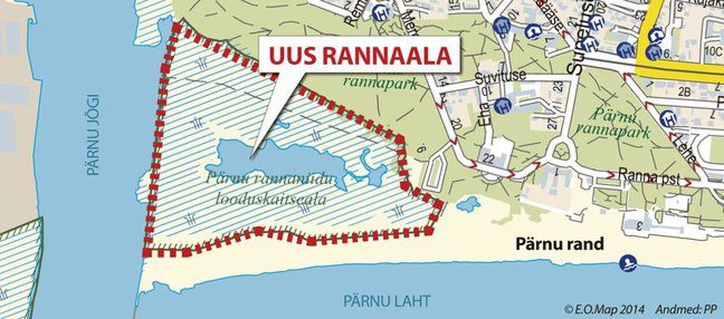 Горуправа Пярну собирается расширить зону пляжа на 1100 кв. метров.
