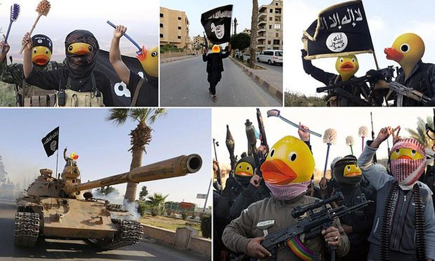 Pardipeadega kujutletud äärmusrühmistuse IS võitlejad