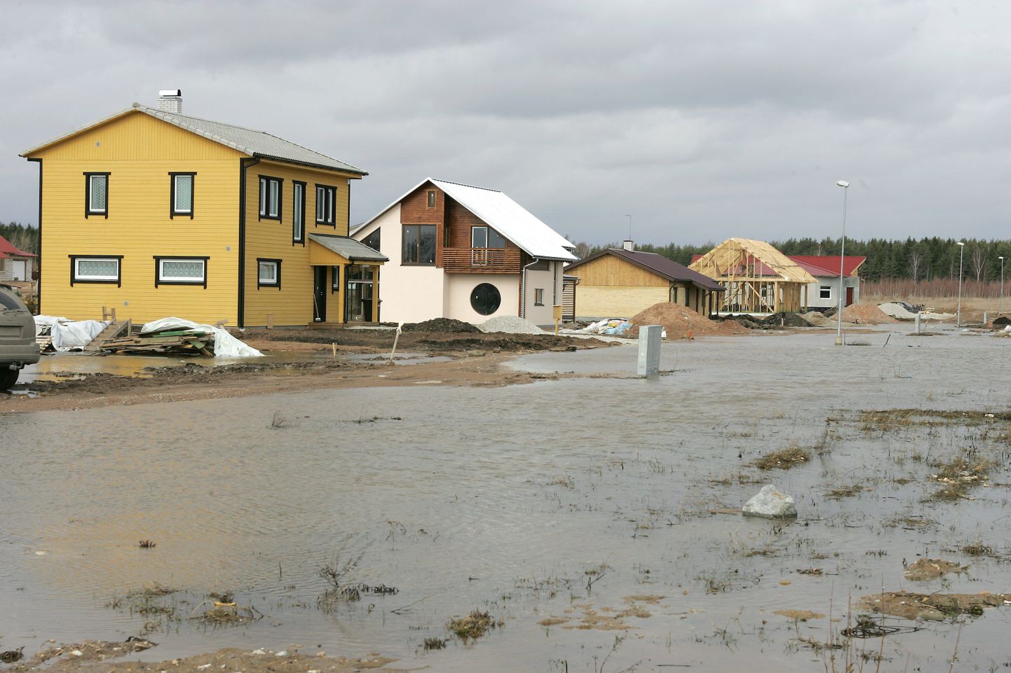 Наводнение в волости Юленурме.