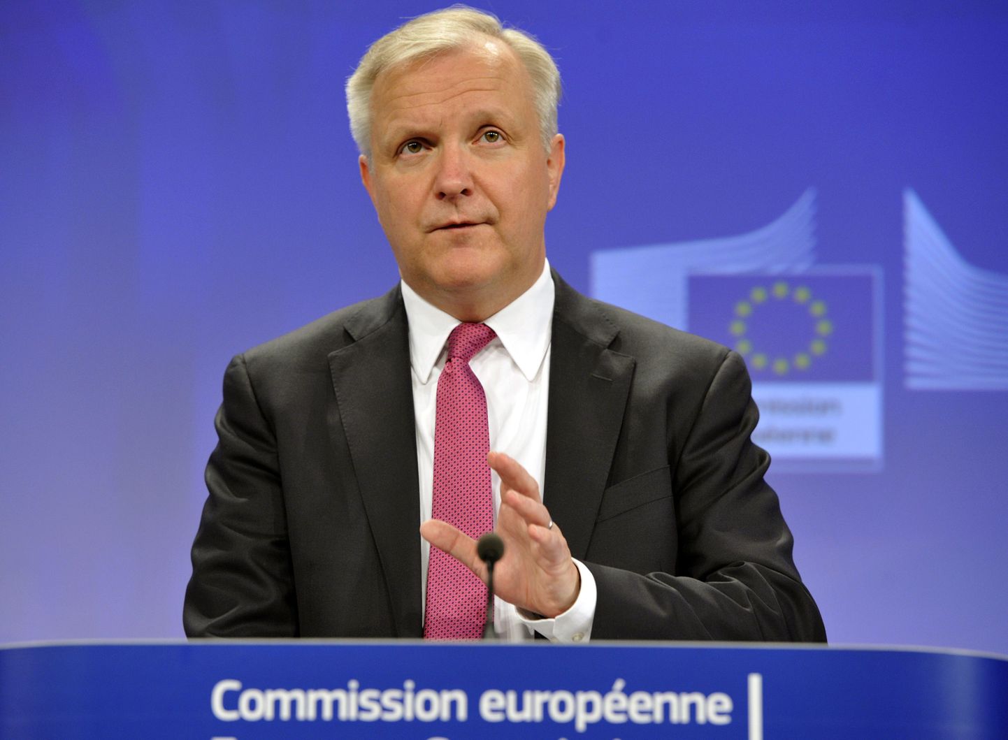 Euroopa Komisjoni rahandusvolinik Olli Rehn.