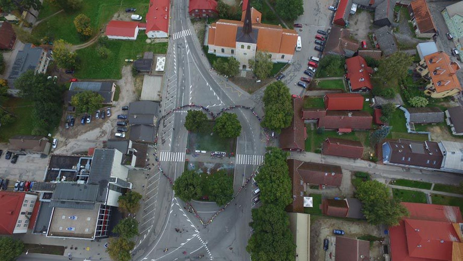 Paide kesklinn.