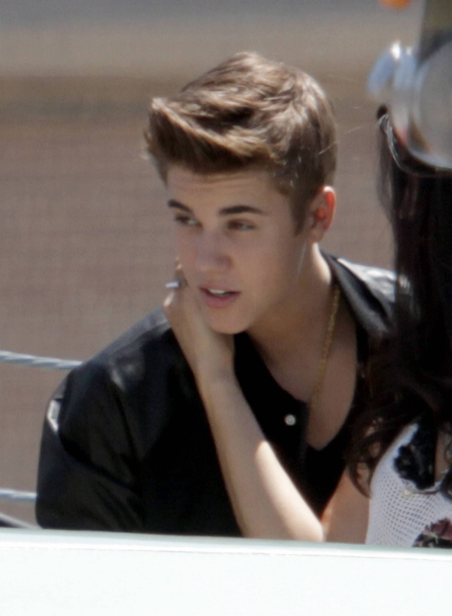 Justin Bieber video «Boyfriend» võtetel