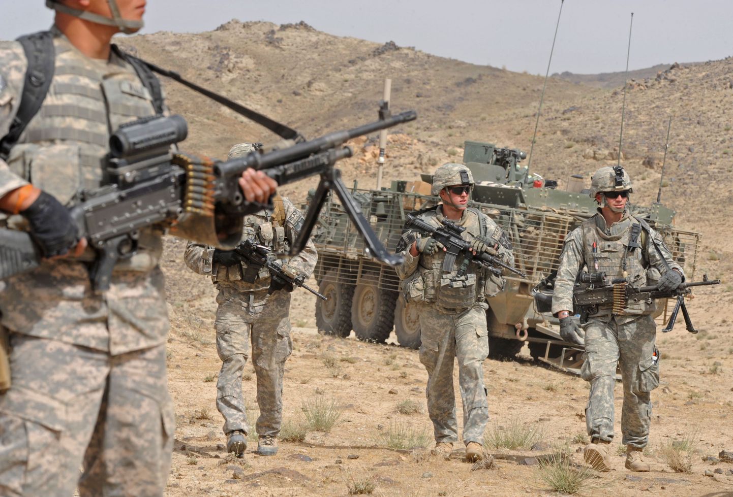 Американские солдаты в Афганистане.