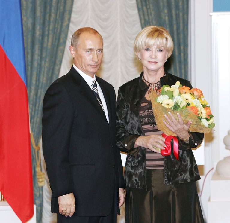 Владимир Путин и Вера Алентова
