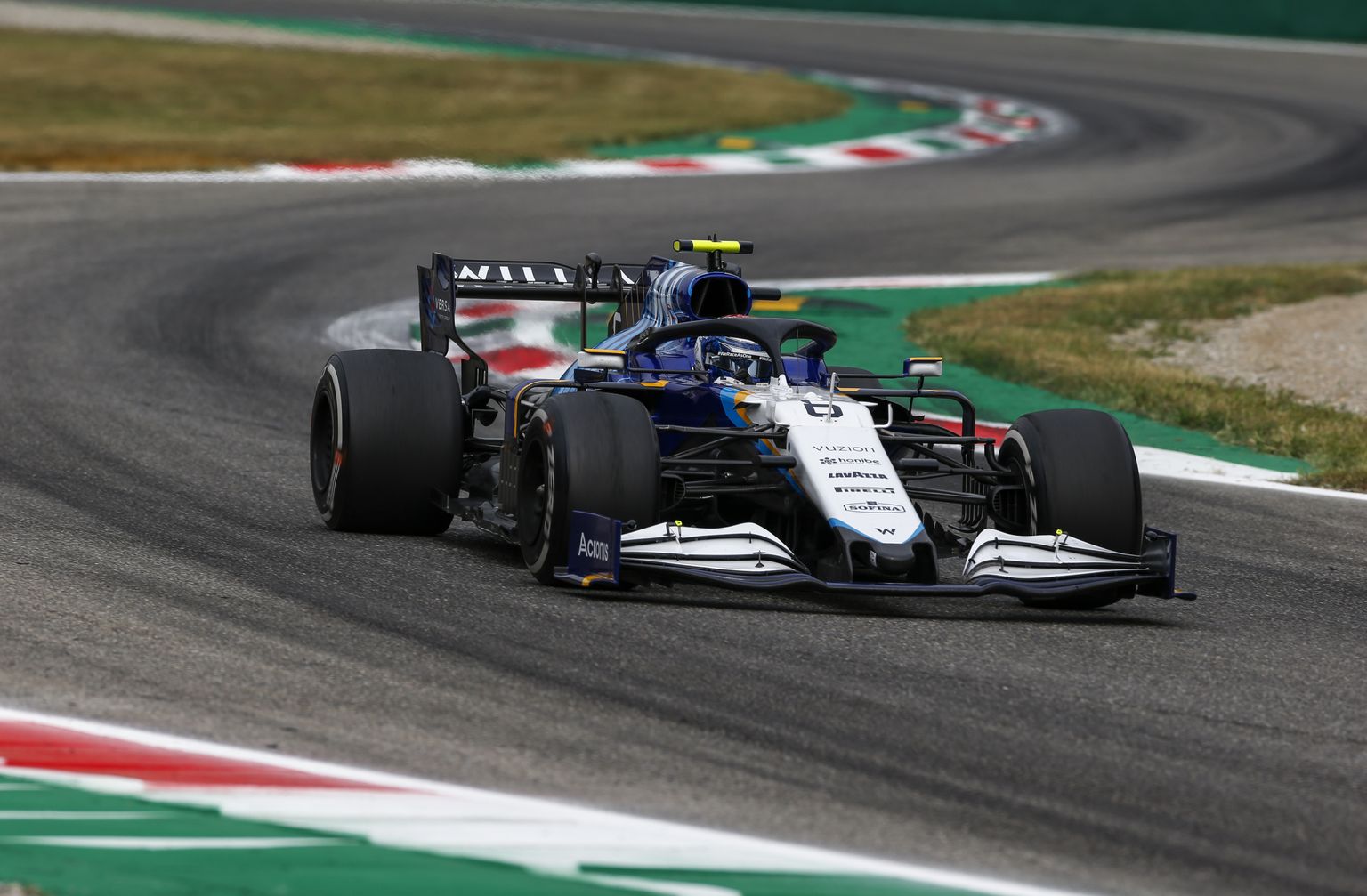 Nicholas Latifi pääses kvalifikatsioonis ehmatusega.