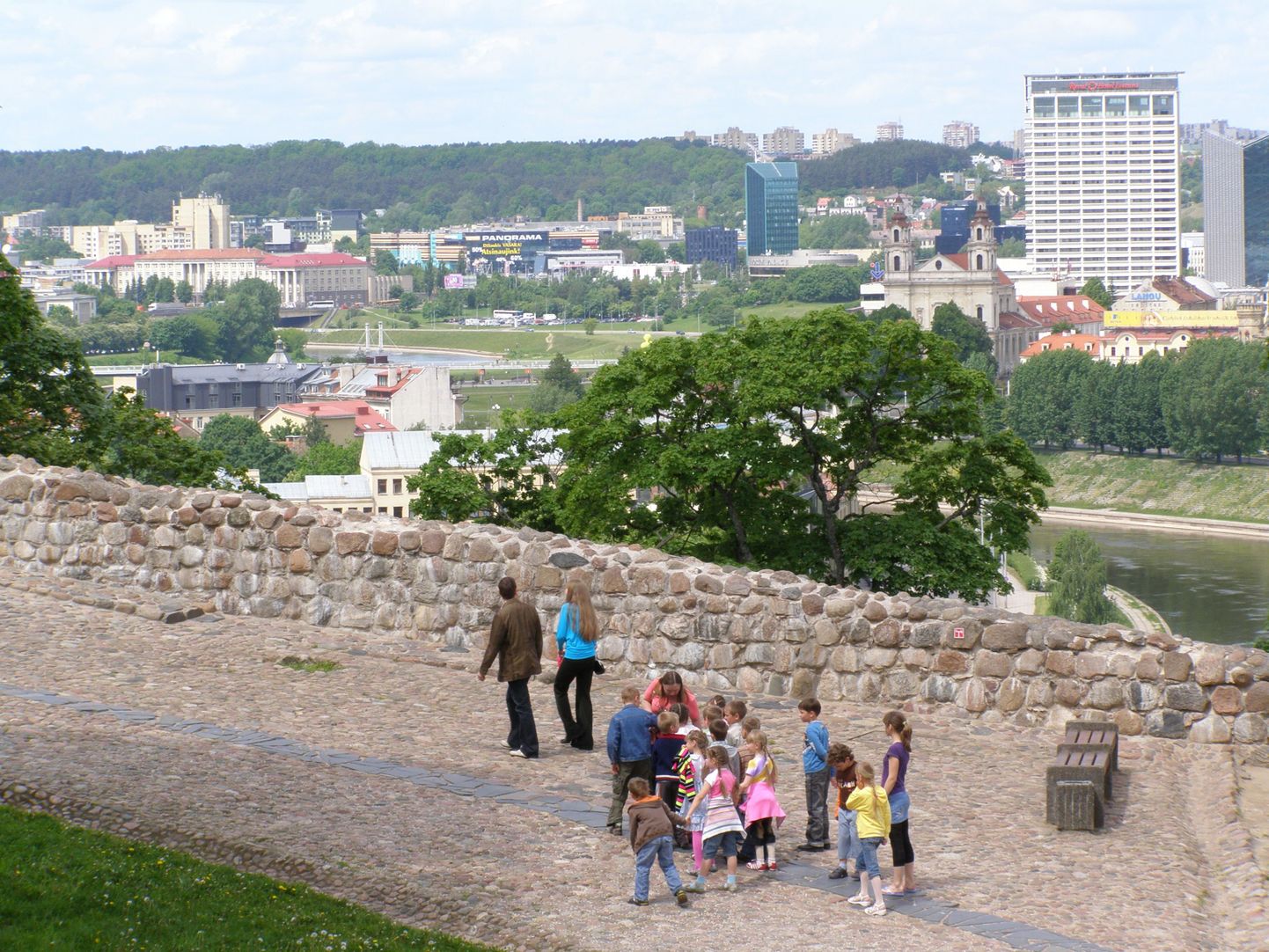 Vaade Vilniuse linnale.