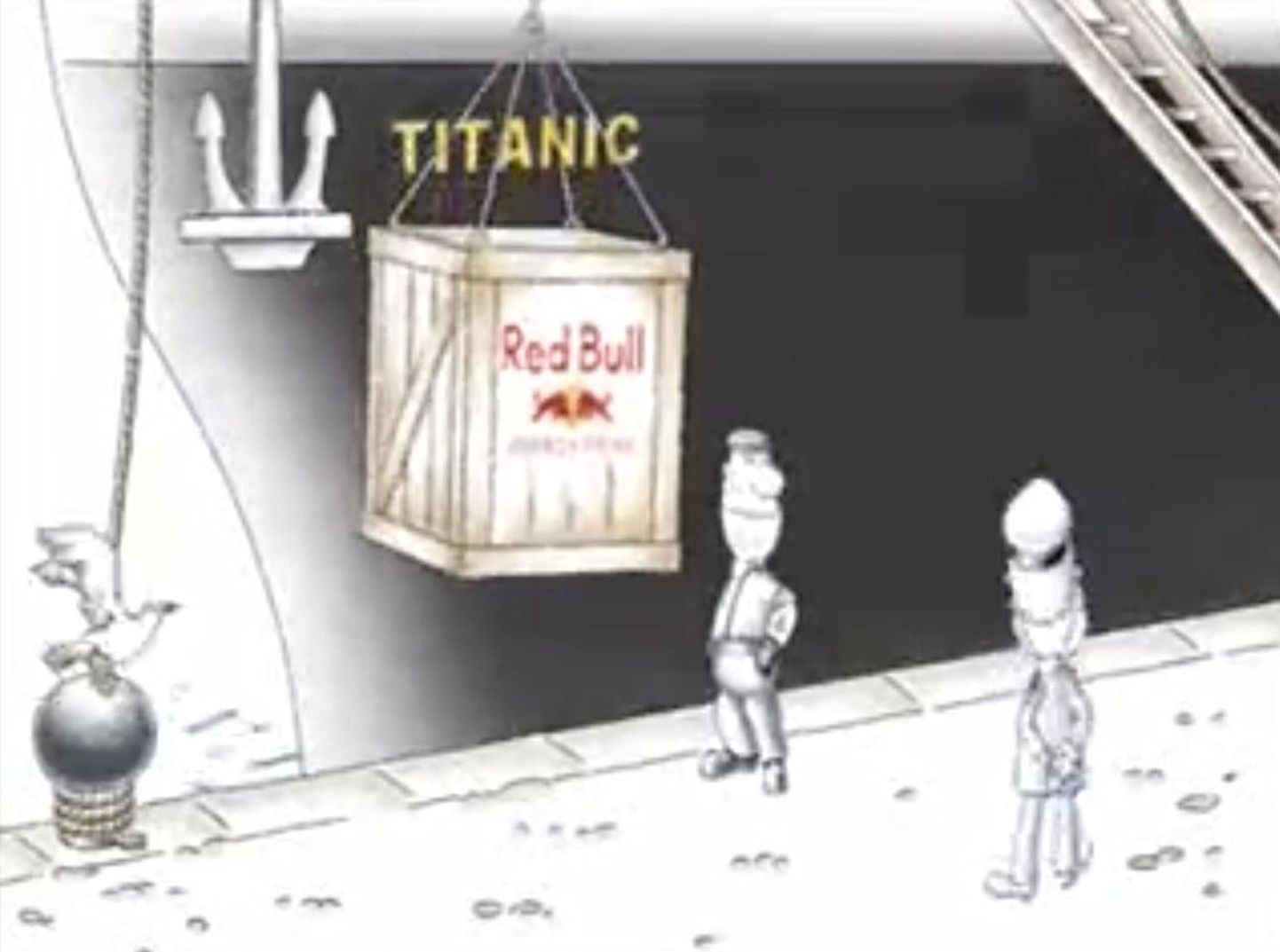 Red Bulli Titanicu teemaline reklaam sai kriitika osaliseks
