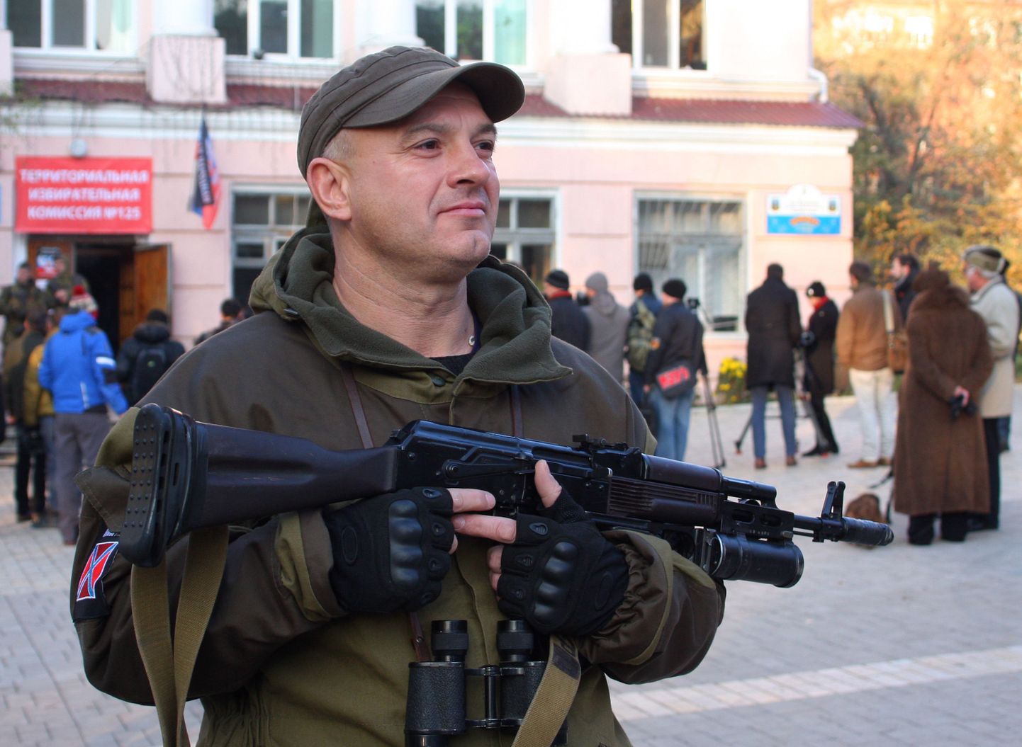 Donbassi nn valimised toimusid eile relvastatud valve all.