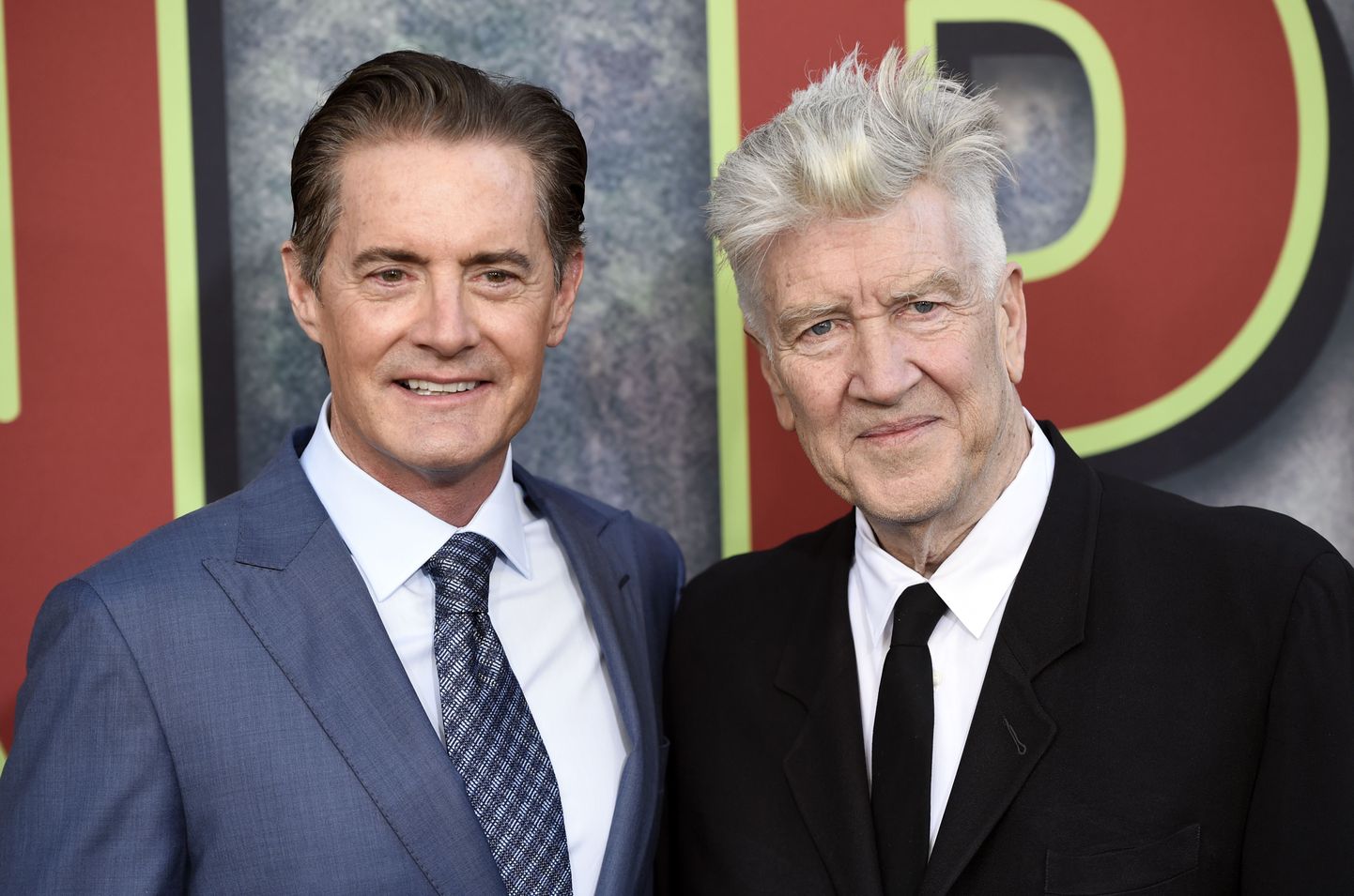 Kyle MacLachlan ja David Lynch "Twin Peaksi" kolmanda hooaja esimese osa esilinastusel Los Angeleses.