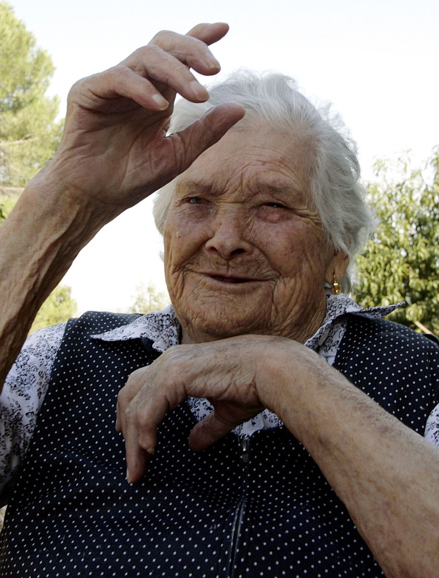 Suri maailma vanim inimene Maria de Jesus-dos Santos (10. september 1893 - 2. jaanuar 2009).