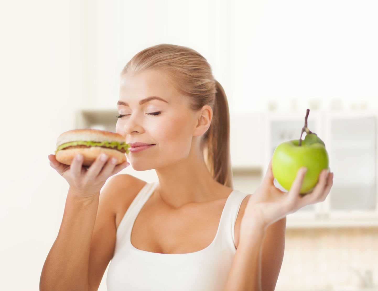Kui burgerid võivad tekitada sõltuvust, siis õunte söömine on tunduvalt tervislikum.